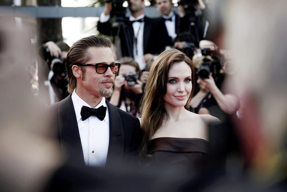 Angelina Jolie in Brad Pitt